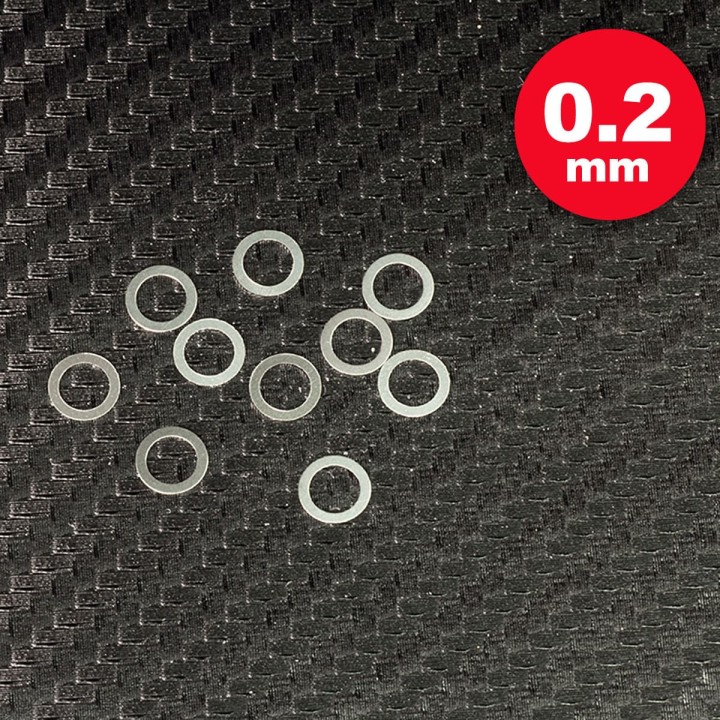 CM-A004-04 InfinityRC 4X6 Shim Set (0.1, 0.2, 0.3mm Each10Pcs)