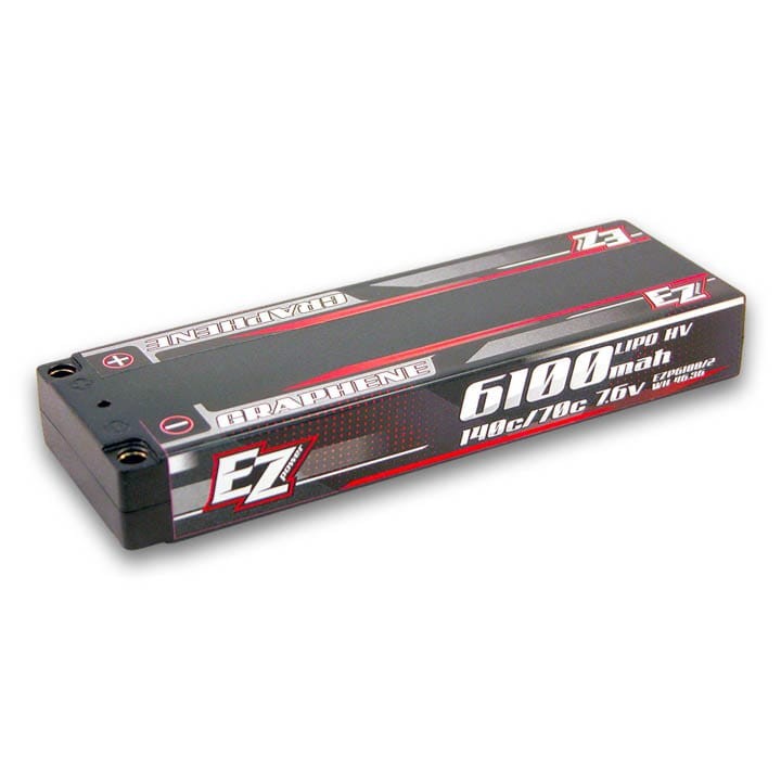 Ezpower Lipo 6100mAh Ulcg 7,6V 2S 140/70C HV Graphene 5mm