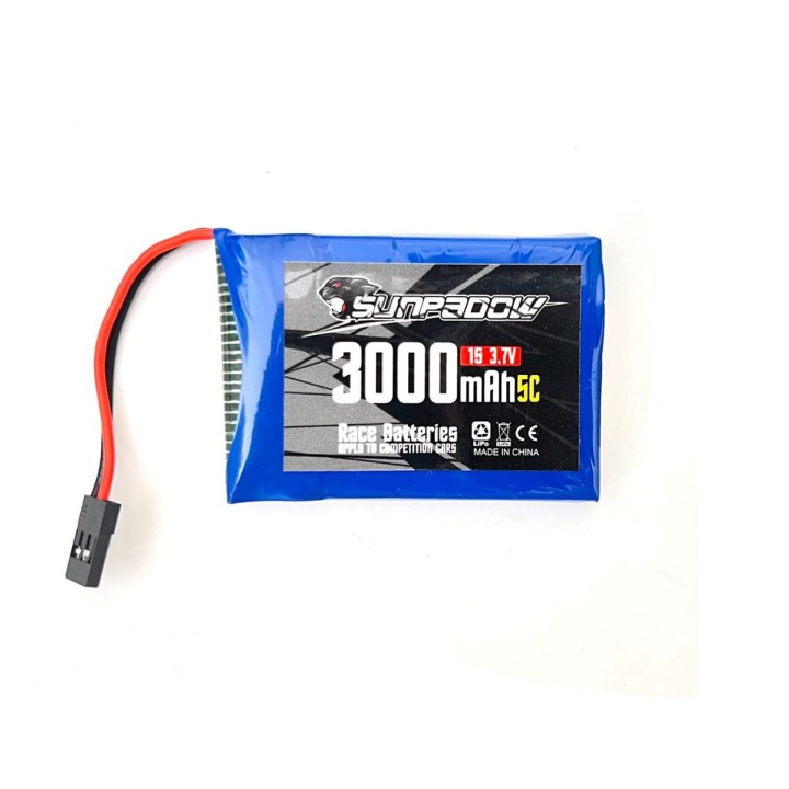 Sunpadow 3000mAh 1S 3.7V LiPo 5C
