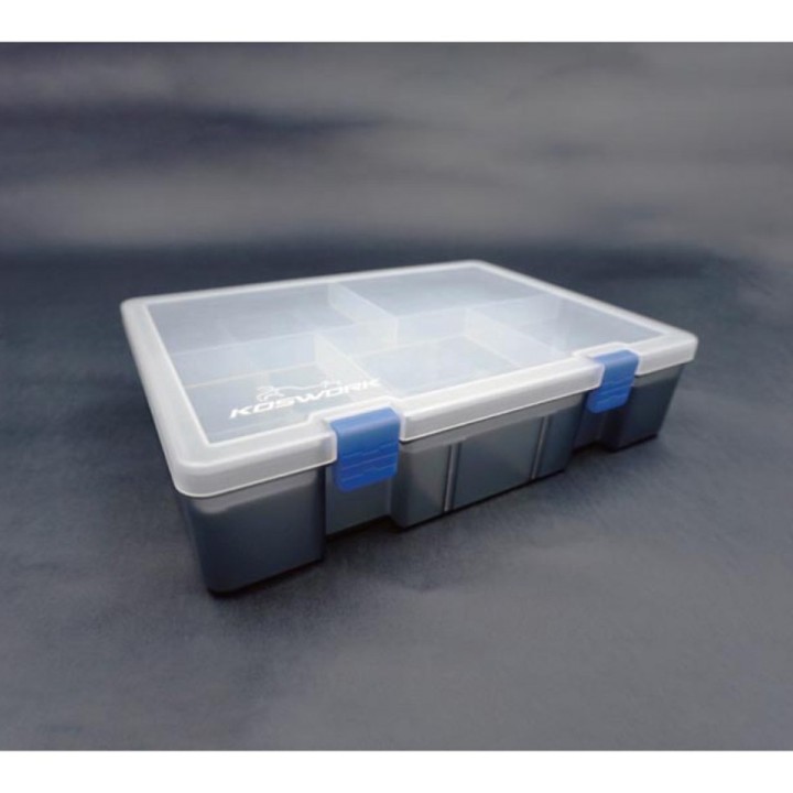 Koswork Two Layer Parts Case 245*175*56mm w/tray & partition