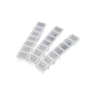 Koswork 7 Compartments Box 165x34x25mm (3 sets)
