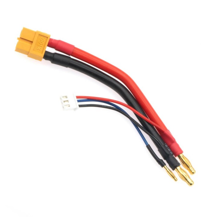 MonacoRC 2S Charging Cable 4.0mm to XT60 10AWG 100mm JST-XH 70mm