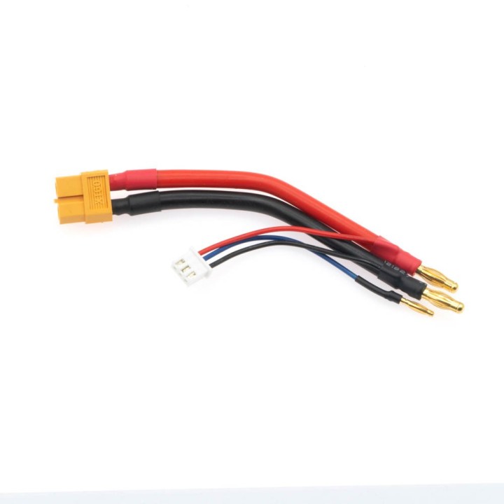 MonacoRC 2S Charging Cable 4.0mm to XT60 10AWG 100mm JST-XH 70mm