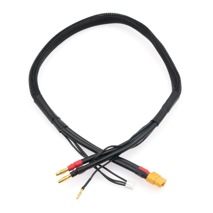 MonacoRC 6S Charging Cable 4.0mm to XT60 10AWG 100mm JST-XH 70mm