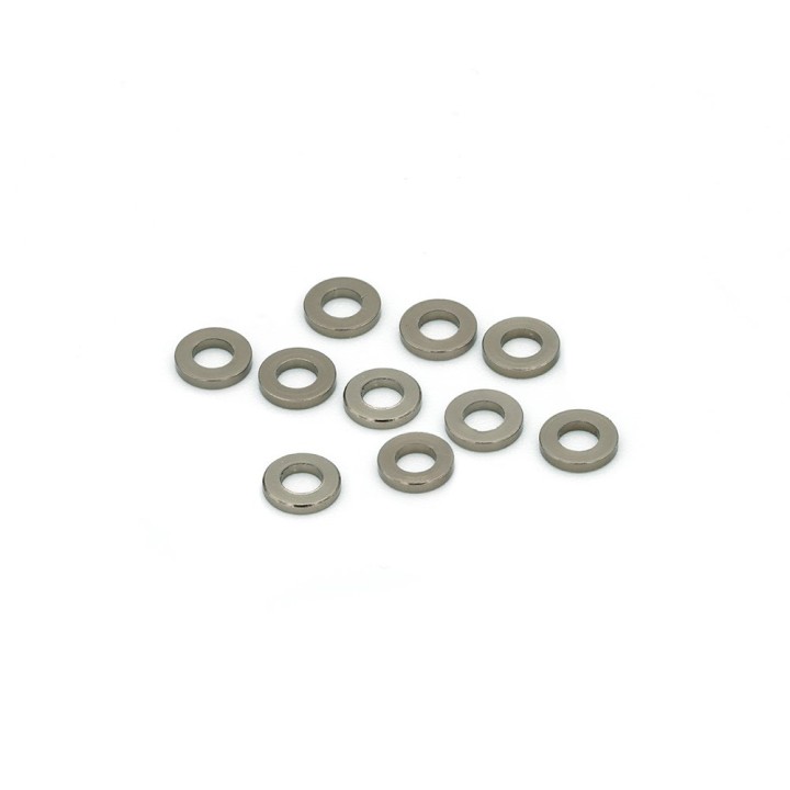 MonacoRC Alu Shim 3x6x1mm - Smoke Grey (10)