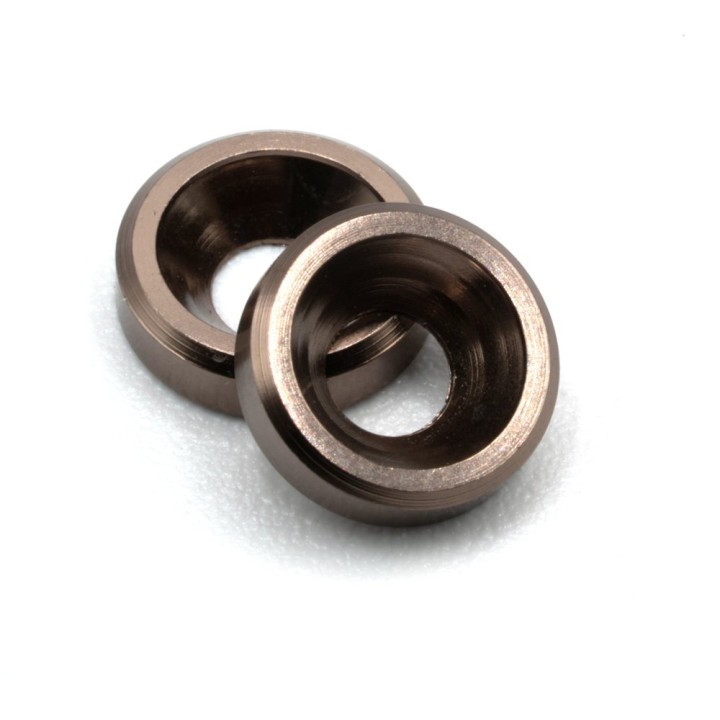 MonacoRC M3 Countersunk Washer - Smoke Grey - 10pcs