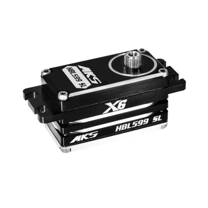 MKS HBL599SL Ultra Low Profile (0.09s/23.0kg/7.4V) Brushless Servo