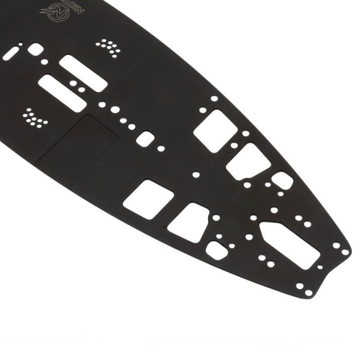 Niotek Spring Steel PTFE Chassis 1.2mm Mugen MTC3 with screws
