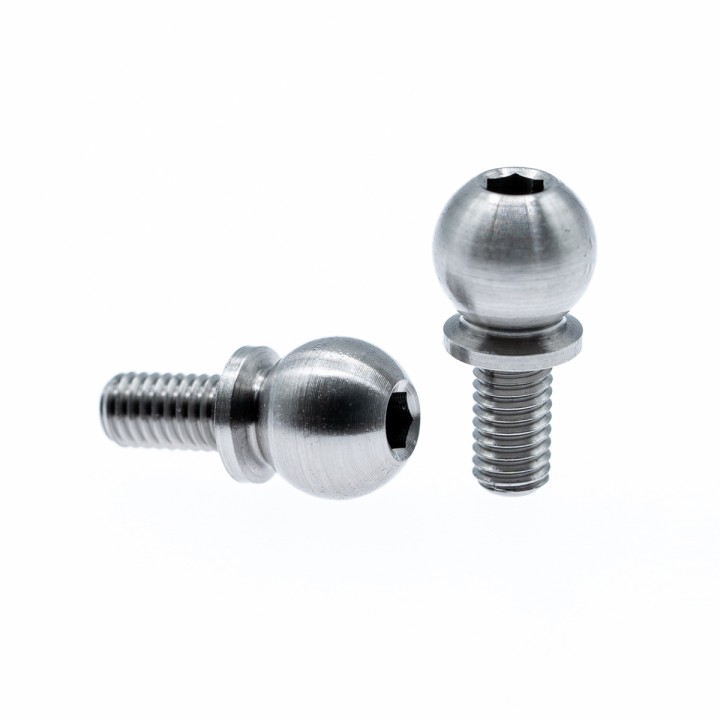 OfficinaRC Ball Stud 6.0mm Titanium Grade 5 for Xray X4 (2)