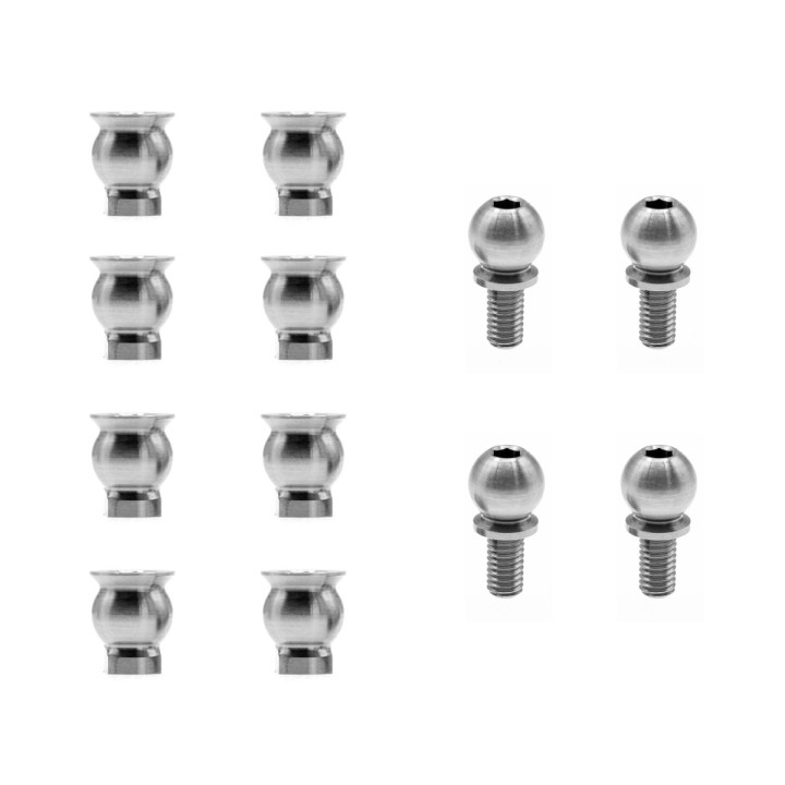 OfficinaRC Titanium Suspension Ball Stud Kit for Xray X4 2025/24