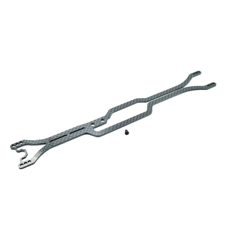 RCMaker SlimFlex 1pc 1.6mm Carbon Topdeck For Mugen MTC2