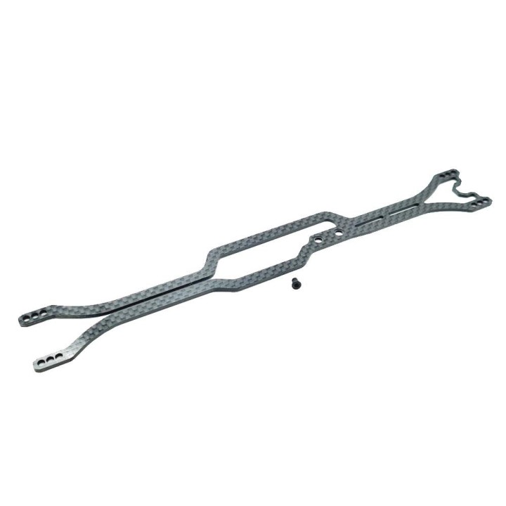 RCMaker SlimFlex 1pc 1.6mm Carbon Topdeck For Mugen MTC2