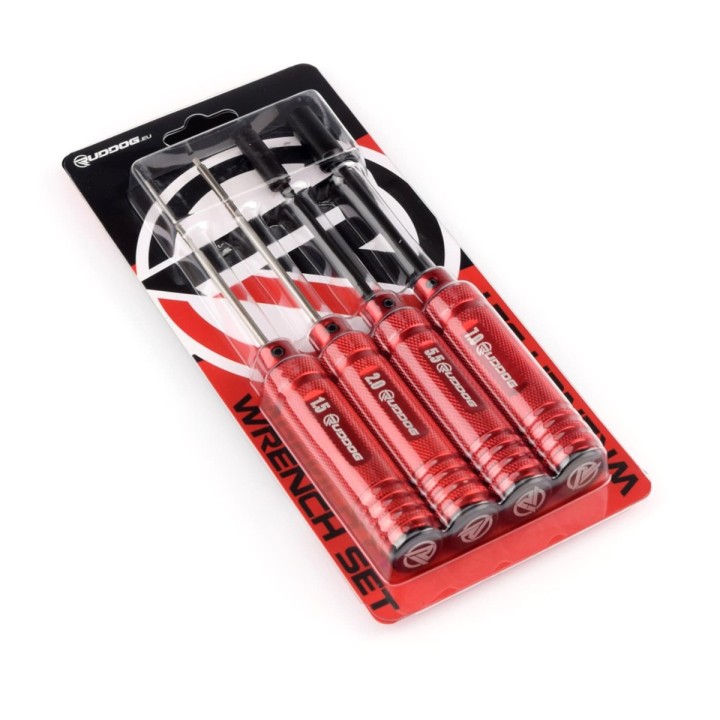 Ruddog Metric Hex and Nut Driver Wrench Set (1.5 | 2.0 | 5.5 | 7.0mm)