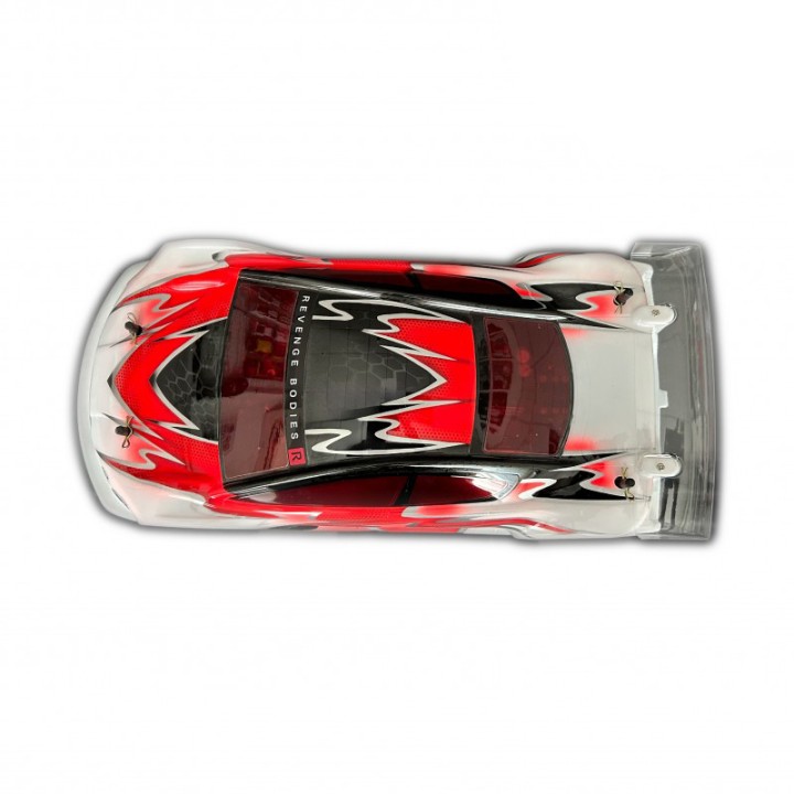 Revenge RC Equalizer Clear Bodyshell 1/10 Touring 190mm - Ultra Light