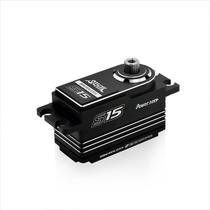 Power HD S15 Silver Low Profile (0.06s/15.0kg/7.4V) Brushless Servo
