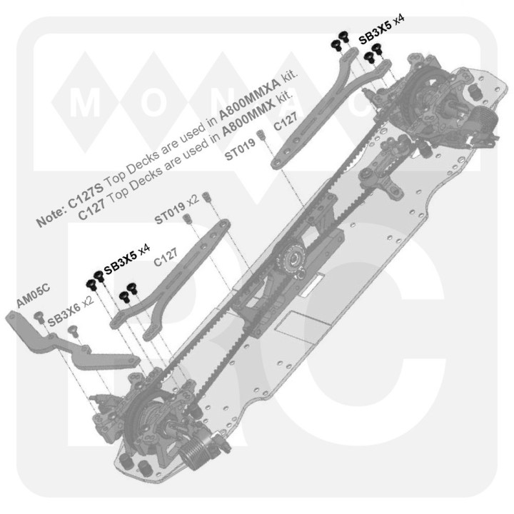 SB3X5 Awesomatix M3x5 Button Head Screw (4)
