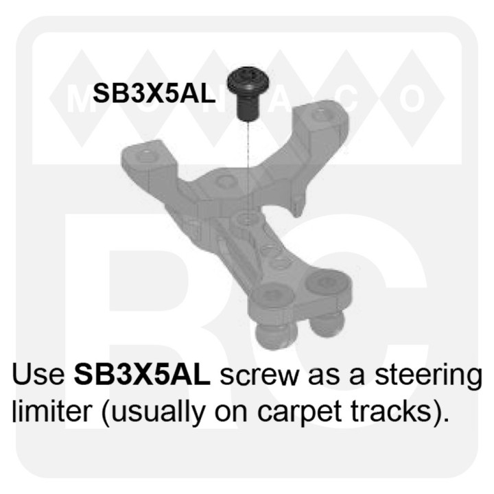 SB3X5 Awesomatix M3x5 Button Head Screw (4)