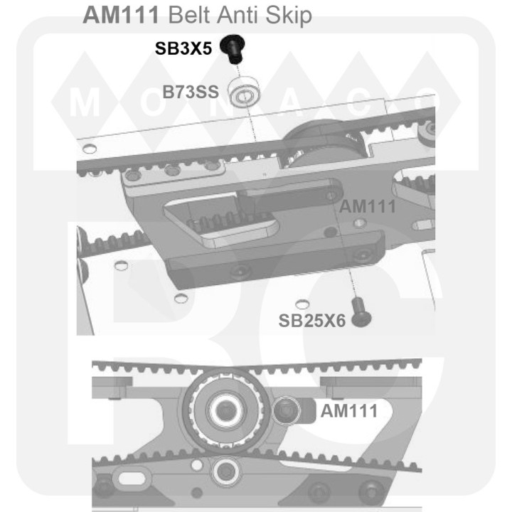 SB3X5 Awesomatix M3x5 Button Head Screw (4)