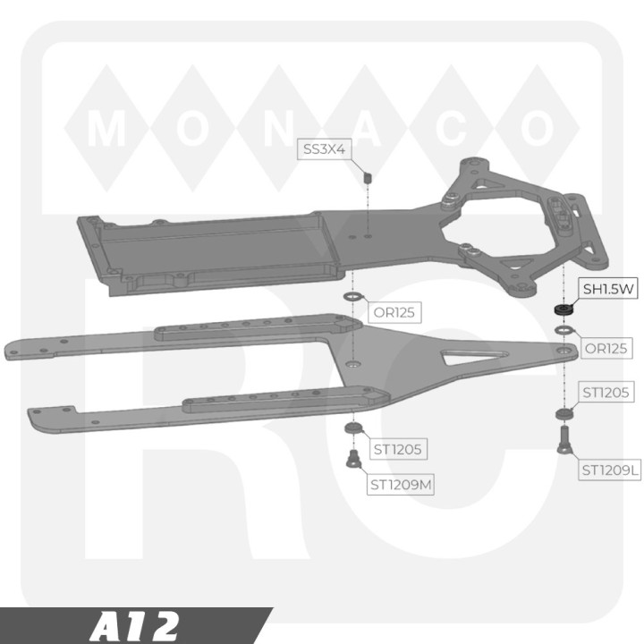 SH1.5W Awesomatix 7.4x3x1.5mm Spacer