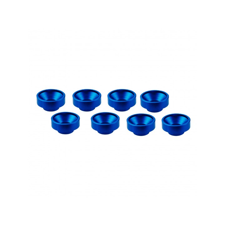 UR1507-A Ultimate M3 Aluminum Servo Washer Blue (8 Pcs)