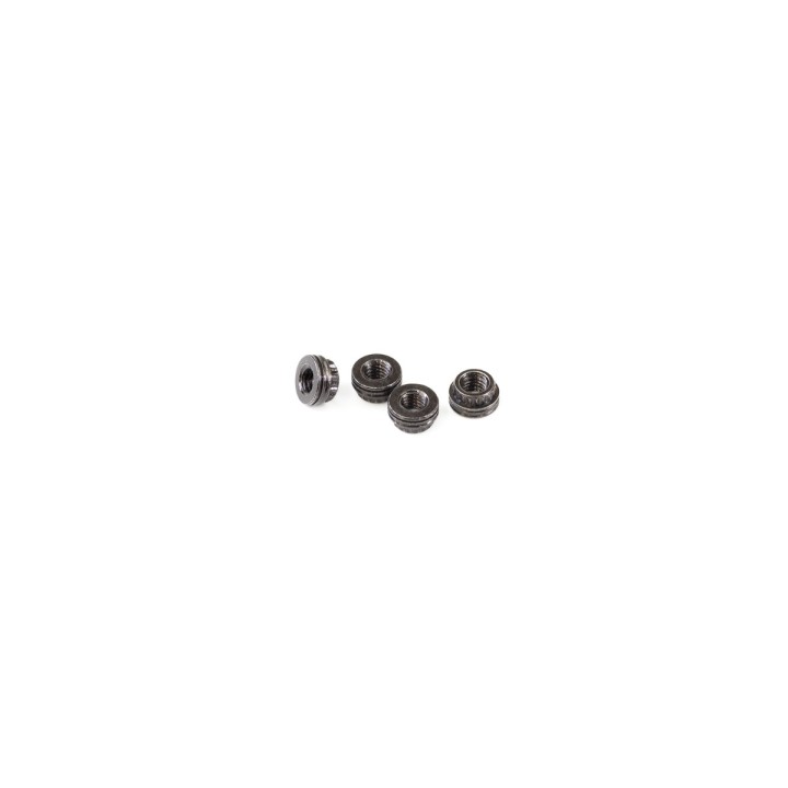 TS092 InfinityRC M3 Press Nut (Black/4Pcs)