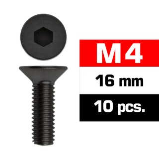 UR161416 Ultimate M4X16mm Flat Head Screws (10 Pcs)