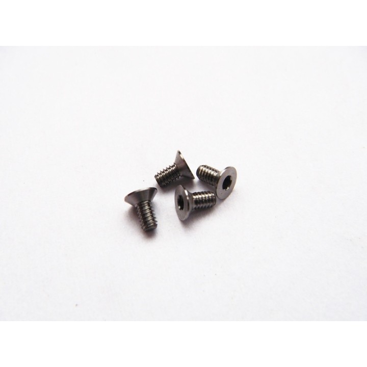48111 Hiro Seiko Titanium Hex Socket Flat Head Screw M2X4 (4)