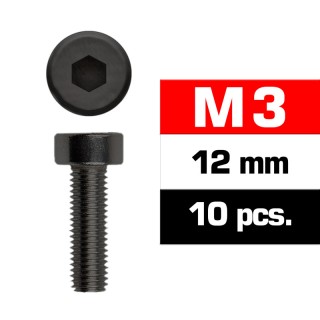 UR163312 Ultimate M3X12mm Cap Head Screws (10 Pcs)