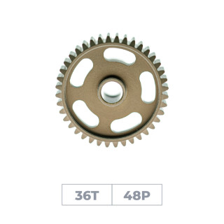 48253 Hiro Seiko Hard Coated Alum. Pinion Gear (Mos2) Dp48-37T