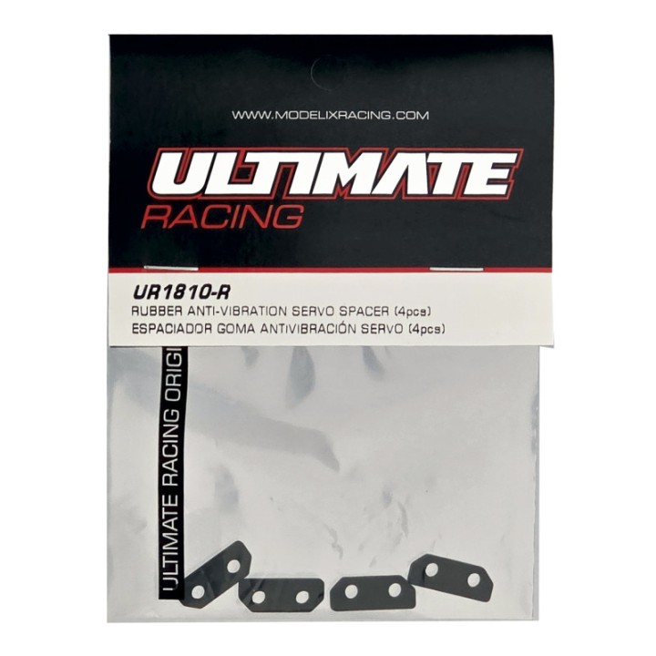 UR1810-R Ultimate Rubber Anti-Vibration Servo Spacer (4Pcs)