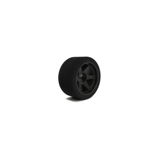HR004-0161-65 Hot Race Pair Of Front Tyres 1/8 65mm Shore 45 Carbon