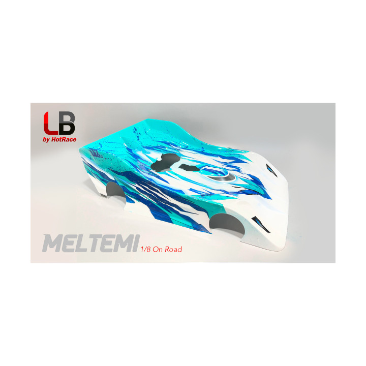 HRLB08MTLC-L Hot Race 1/8 Onroad Meltemi Body Capricorn Light