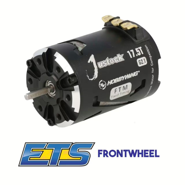 HW30408011-ETS Hobbywing ETS XeRun Justock G2.1 17.5T Brushless Motor