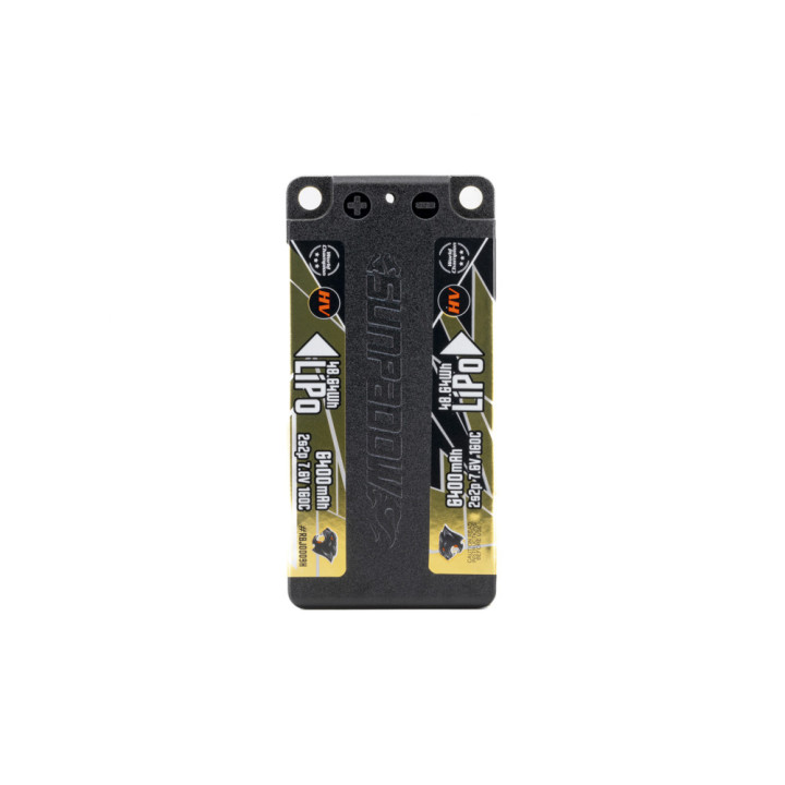 Sunpadow Champion Series Lipo Battery 6400mAh 7.6V 2S2P 160C