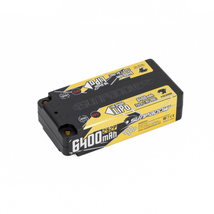 Sunpadow Champion Series Lipo Battery 6400mAh 7.6V 2S2P 160C