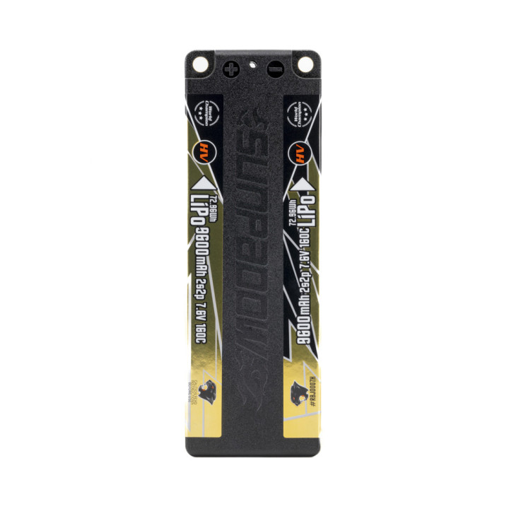 Sunpadow Champion Series Lipo Battery 9600mAh 7.6V 2S2P 160C