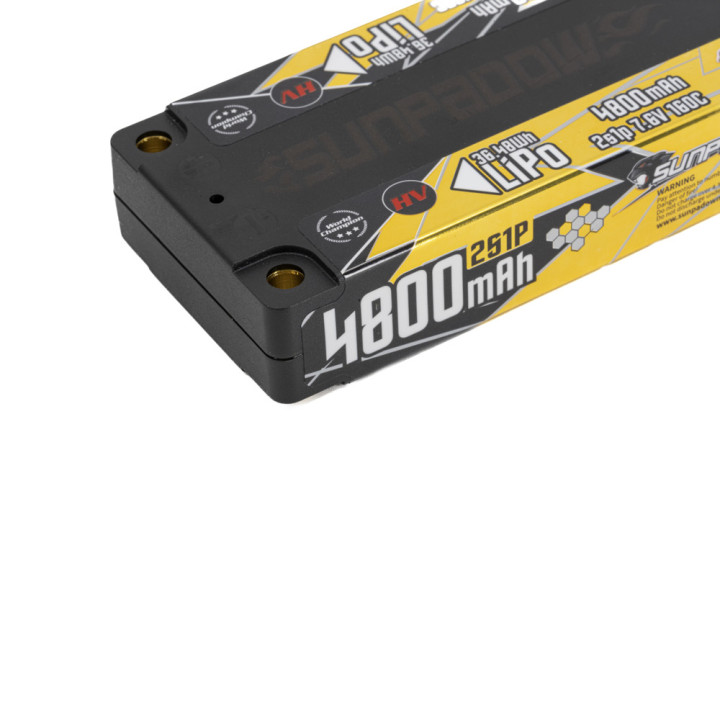 Sunpadow Champion Series Lipo Battery 4800mAh 7.6V 2S1P 160C