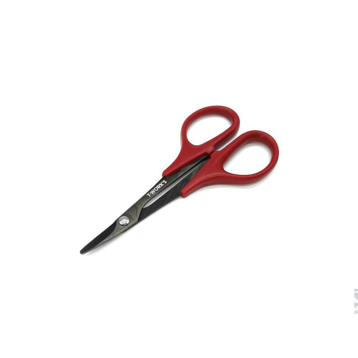 TT-021-BK T-Works Black Titanium Nitride Lexan Curved Scissor