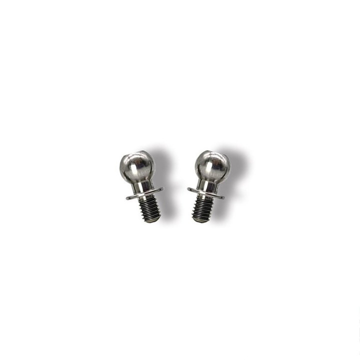TP-132B-4 T-Works 64 Titanium Mugen MTC2 Ballstud  6x4mm ( 2pcs.)