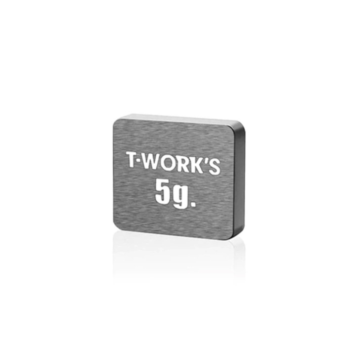 TE-207-F T-Works Adhesive 5G Tungsten Balance Weight 11x9.9x2.5mm