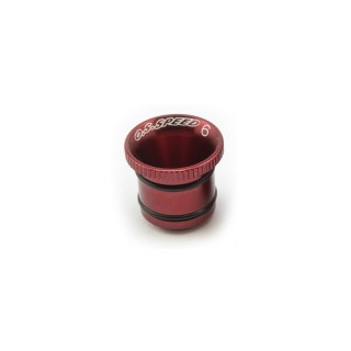 UR3423-11 Ultimate Carburetor Reducer 6mm (Red) M3