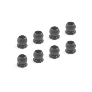 TE-155-Y T-Works Hard Coated Alum. 5.8mm Shock End Ball - 8pcs.