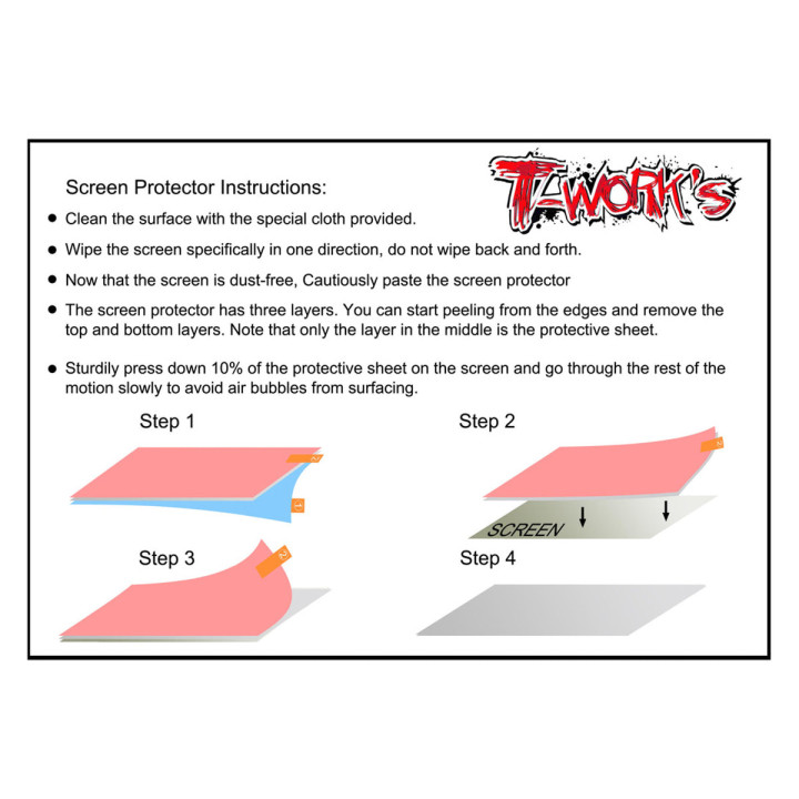 TA-085-UP6+ T-Works ULTRA POWER 6UP  Screen Protector
