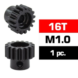 UR4310-16 Ultimate Hss Steel M1.0 Pinion Gear 16T W/5.0mm Bore