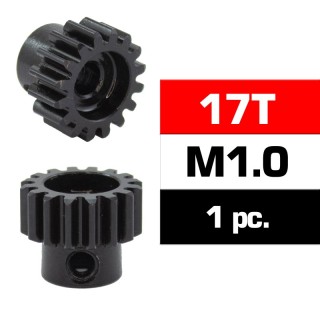 UR4310-17 Ultimate Hss Steel M1.0 Pinion Gear 17T W/5.0mm Bore