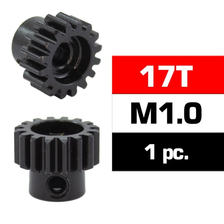 UR4310-17 Ultimate Hss Steel M1.0 Pinion Gear 17T W/5.0mm Bore