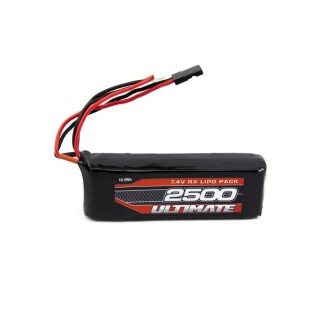 UR4451 Ultimate 7.4V. 2500Mah Lipo Flat Receiver Battery Pack Jr