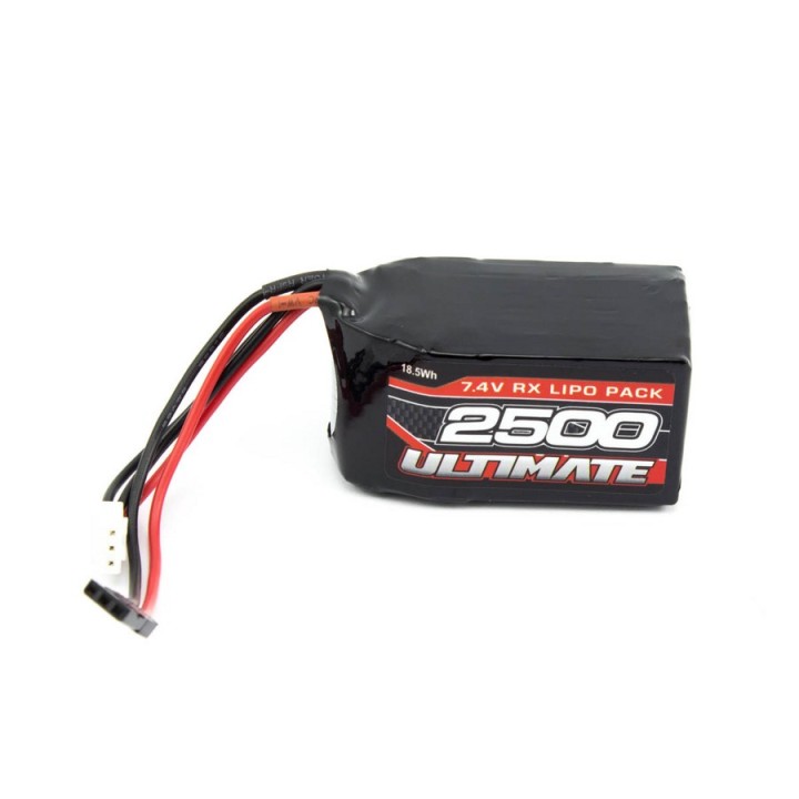 UR4452 Ultimate 7.4V. 2500Mah Lipo Hump Receiver Battery Pack Jr