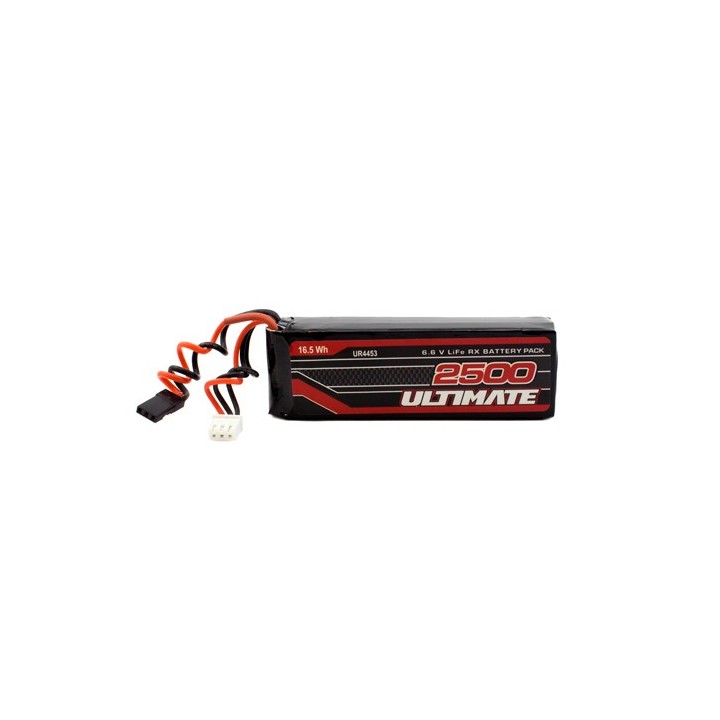 UR4453 Ultimate 6.6V. 2500Mah Life Flat Receiver Battery Pack Jr