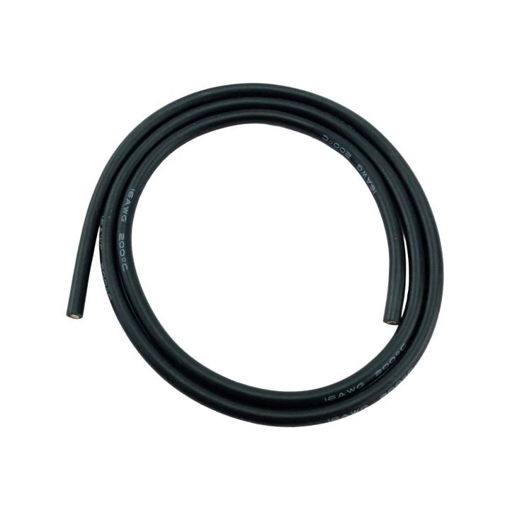 UR46119 Ultimate 16Awg Black Silicone Wire (50Cm)